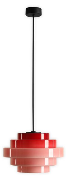 Lampada a sospensione ALDEX, Filo, dimmerabile, Rosso, Sala da pranzo, Vetro, Scandinavo