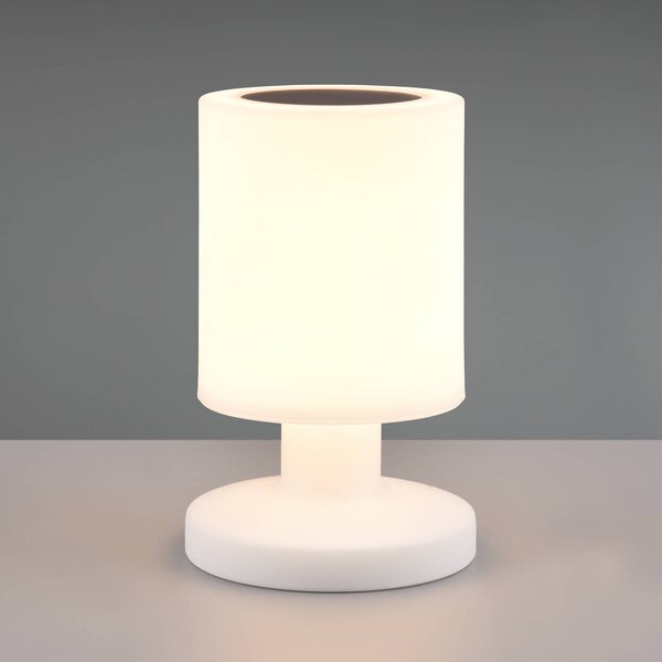 Reality Leuchten Lampada da tavolo LED Silva con funzione di ricarica USB