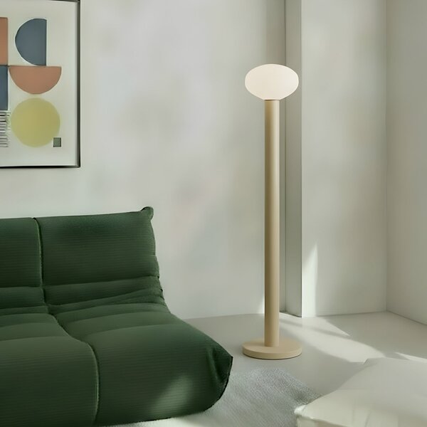 Lampada da terra ALDEX, Flo, Beige, Soggiorno, Metallo, Design