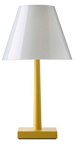 Lampade da tavolo Rotaliana, Dina+, dimmerabile, Giallo, Soggiorno, Metallo, Design