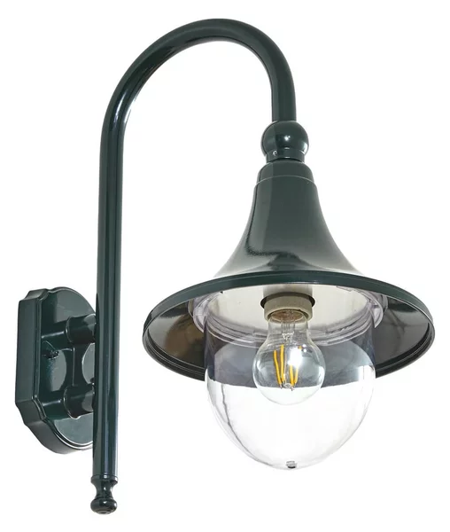 Lampade da esterno Lindby, Daphne, dimmerabile, Verde, Balcone, Alluminio, Antico