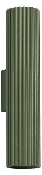 Applique da parete SOLLUX LIGHTING, ALORA, dimmerabile, Verde, Soggiorno, Alluminio