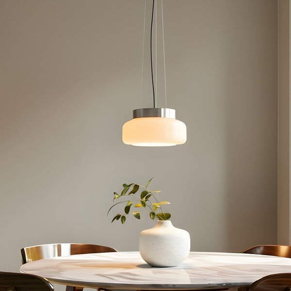 Lampada a sospensione ALDEX, BonBon, dimmerabile, Beige, Sala da pranzo, Vetro, Design