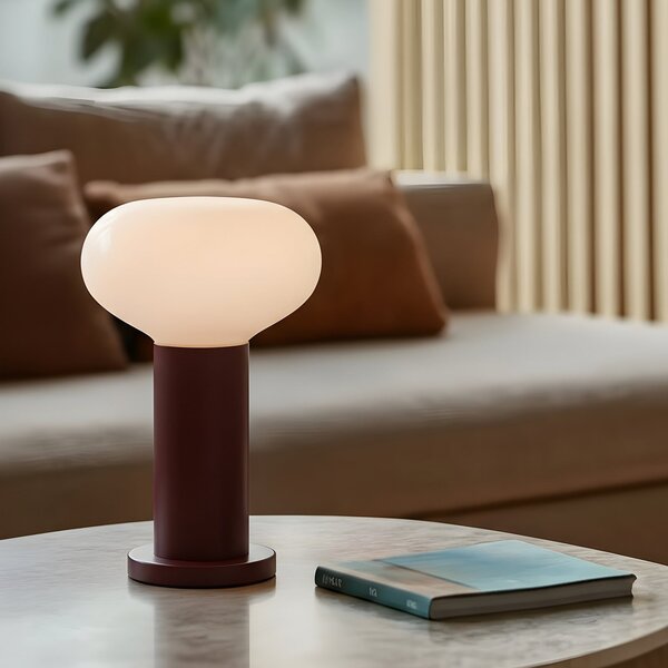 Lampade da tavolo ALDEX, Flo, Rosso, Soggiorno, Metallo, Scandinavo