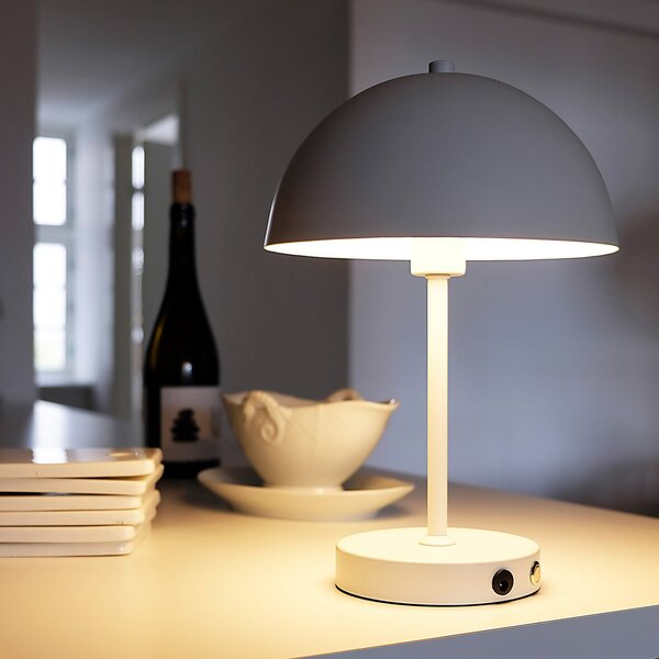 Lampade da tavolo Dyberg Larsen, Stockholm, dimmerabile, Bianco, Soggiorno, Metallo, Scandinavo