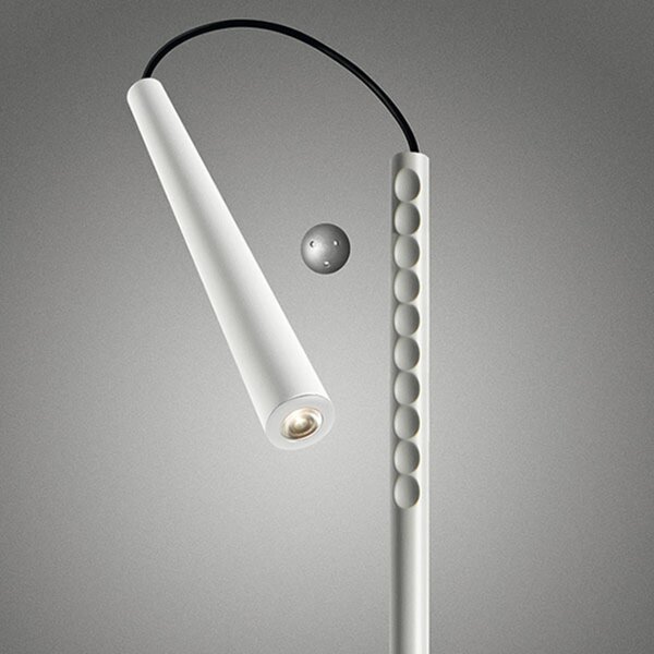 Lampade da tavolo Foscarini, Magneto, Bianco, Soggiorno, Metallo, Design