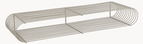 Scaffale in metallo Curva, larg. 80 cm