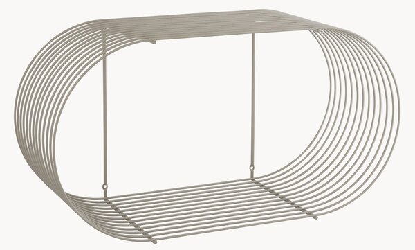 Scaffale in metallo Curva, larg. 61 cm