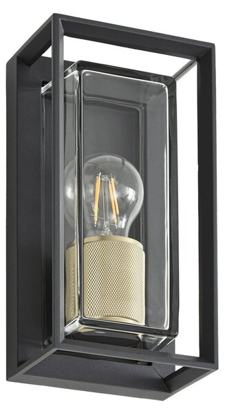 Lampade da esterno Arcchio, Ismera, dimmerabile, Nero, Balcone, Alluminio, Moderno