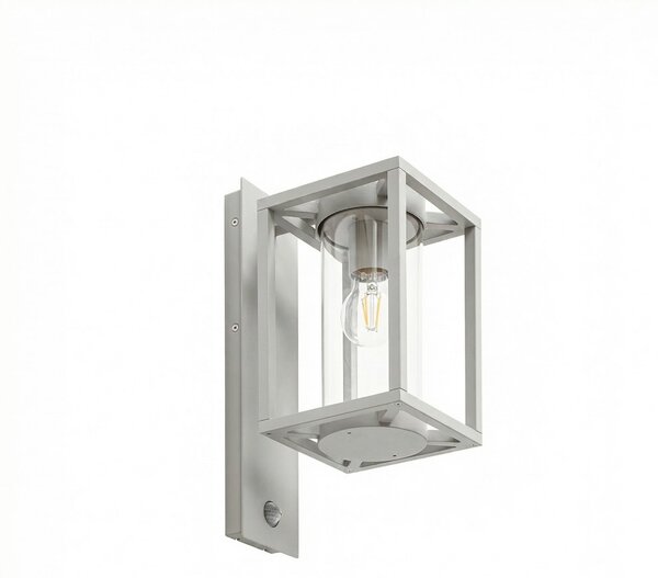 Lampade da esterno Lucande, Ferda, dimmerabile, Grigio, Terrazza, Alluminio, Moderno