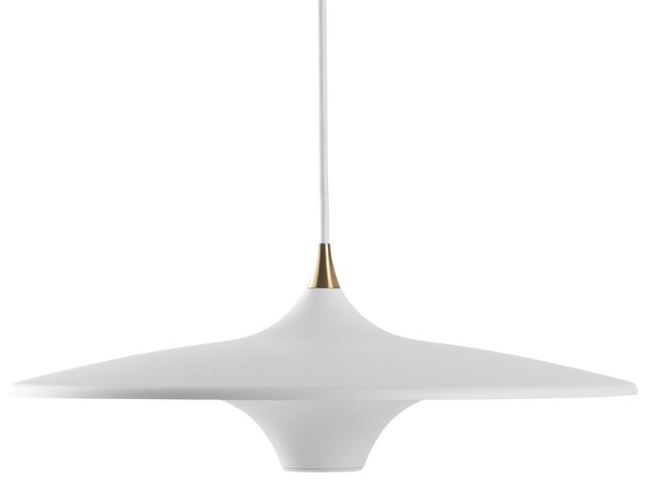 Lampada a sospensione LOOM DESIGN, Moja, dimmerabile, Bianco, Soggiorno, Alluminio, Moderno