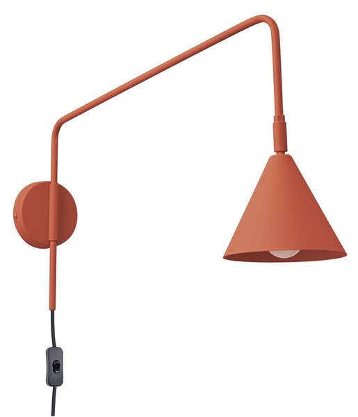 Applique da parete SOLLUX LIGHTING, LYS, Marrone / Ruggine, Soggiorno, Metallo, Scandinavo