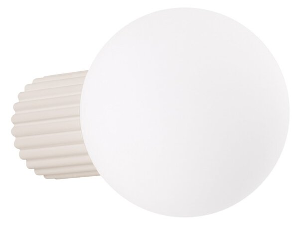 Applique da parete SOLLUX LIGHTING, ORBI, dimmerabile, Beige, Bagno, Alluminio