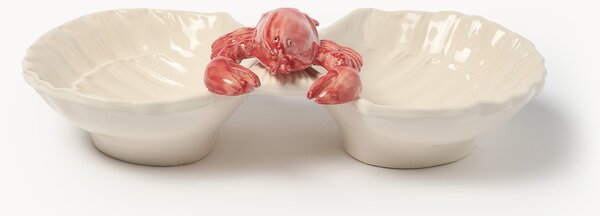 Piatto da portata dipinto a mano Lobster