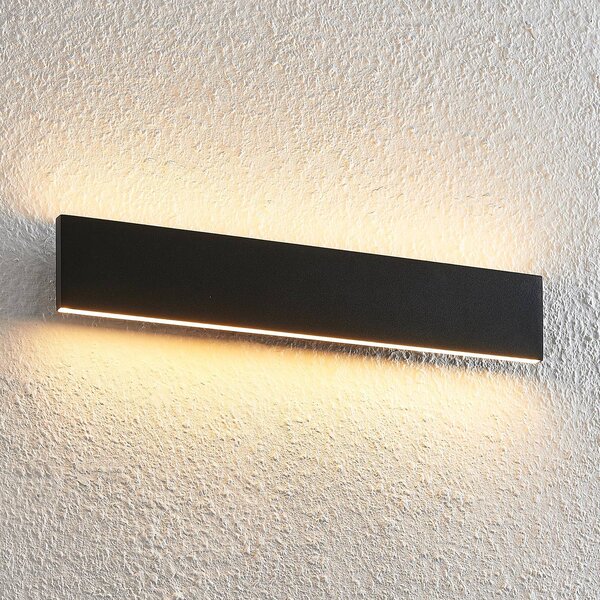 Lindby Ignazia applique LED, 47 cm, nero