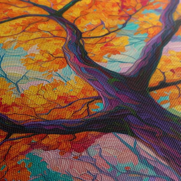 Quadri 5 pezzi – Albero della vita autunnale