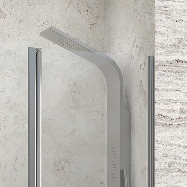 Kamalu nicchia doccia battente con lato fisso 80.5-85.5 cm | kpx4000c
