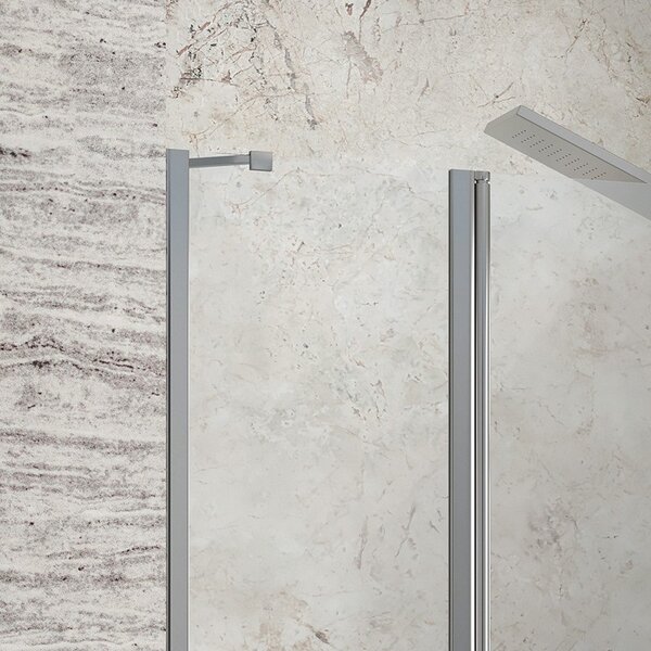 Kamalu nicchia doccia battente con lato fisso 80.5-85.5 cm | kpx4000c