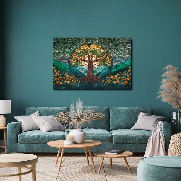 Quadro su tela – Albero della vita in fiore