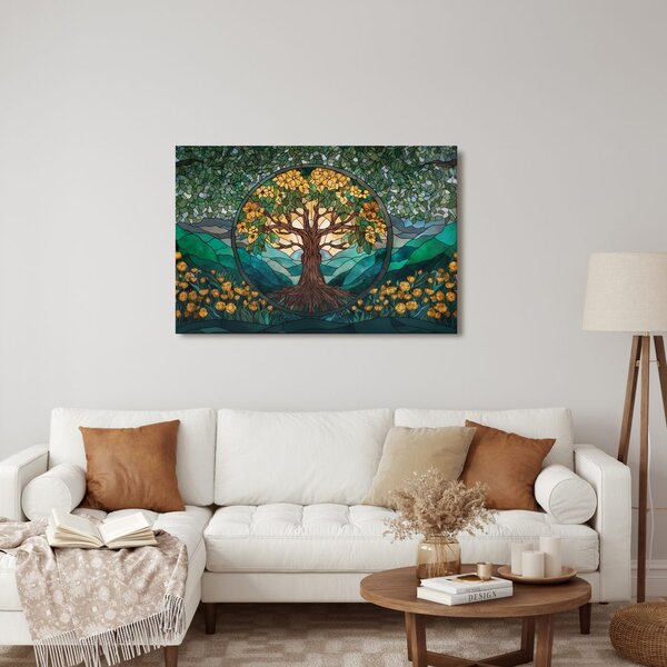 Quadro su tela – Albero della vita in fiore