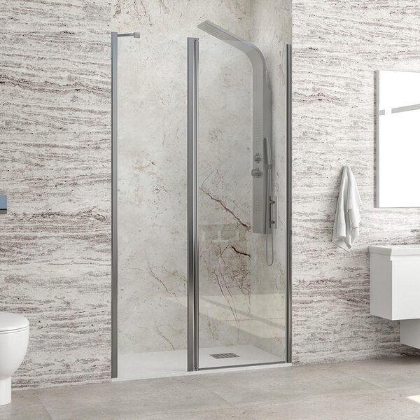 Kamalu nicchia doccia battente con lato fisso 80.5-85.5 cm | kpx4000c