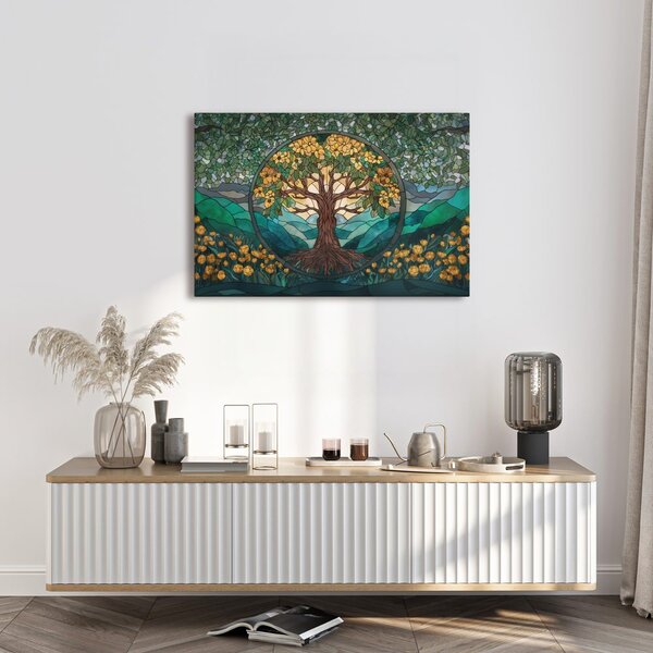 Quadro su tela – Albero della vita in fiore