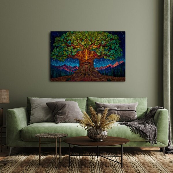Quadro su tela – Albero della vita mistico