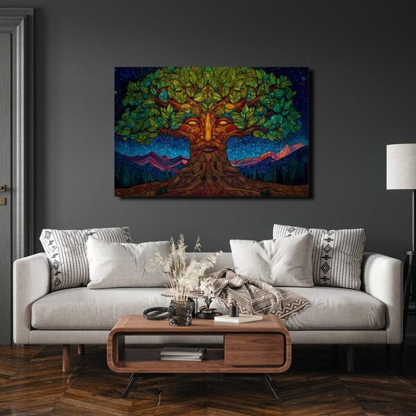 Quadro su tela – Albero della vita mistico