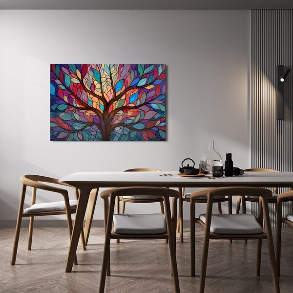 Quadro su tela – Albero della vita colorato