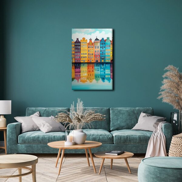 Quadro su tela – Architettura urbana vivace