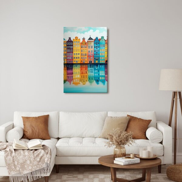 Quadro su tela – Architettura urbana vivace
