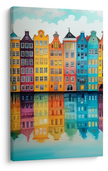 Quadro su tela – Architettura urbana vivace