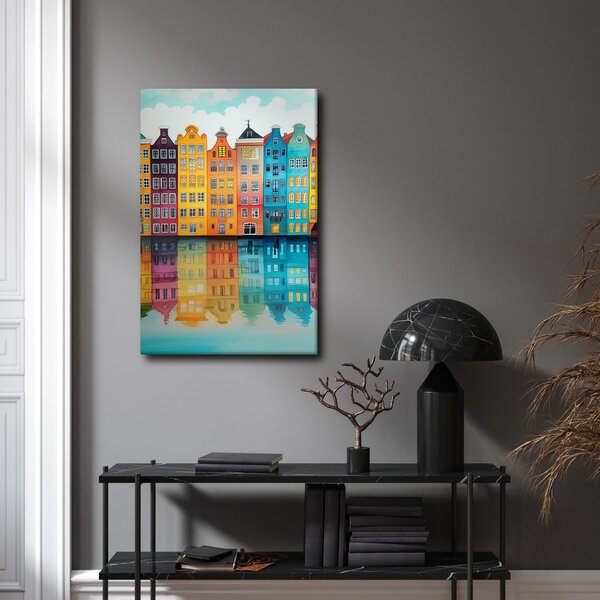 Quadro su tela – Architettura urbana vivace