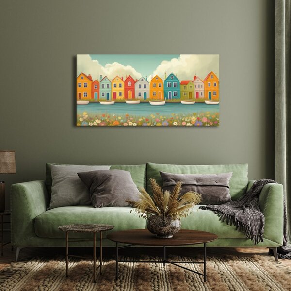 Quadro su tela – Allegra stradina pittoresca