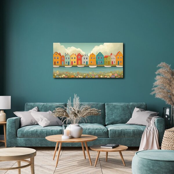 Quadro su tela – Allegra stradina pittoresca
