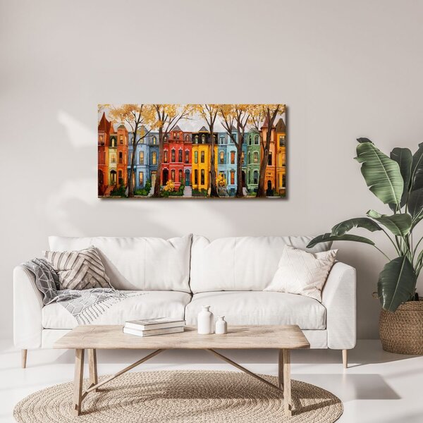 Quadro su tela – Incanto autunnale della città