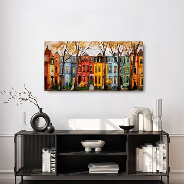 Quadro su tela – Incanto autunnale della città