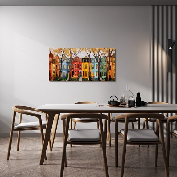 Quadro su tela – Incanto autunnale della città
