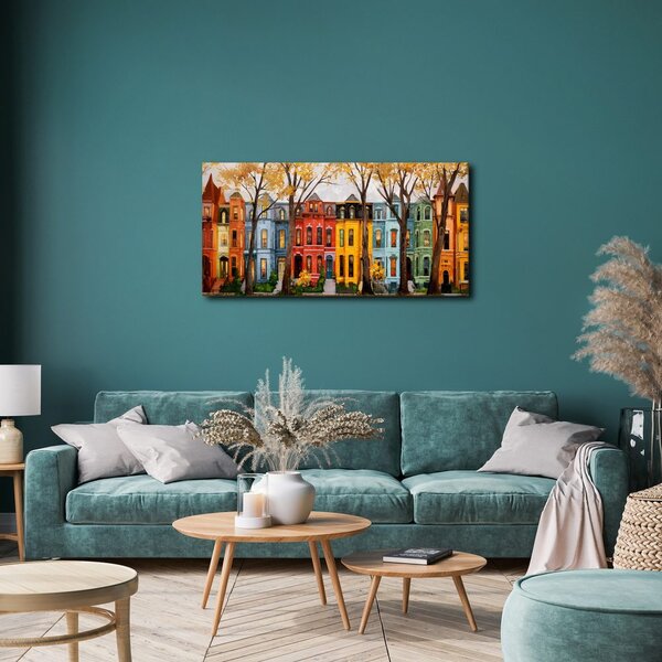 Quadro su tela – Incanto autunnale della città