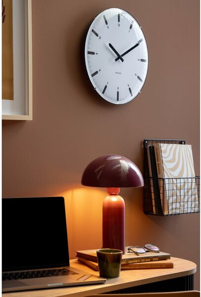 Lampada da tavolo color malva (altezza totale 35 cm) Aente – Leitmotiv