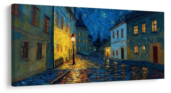 Quadro su tela – Calma stellata urbana