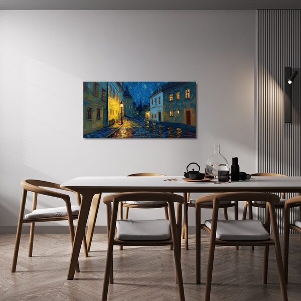 Quadro su tela – Calma stellata urbana