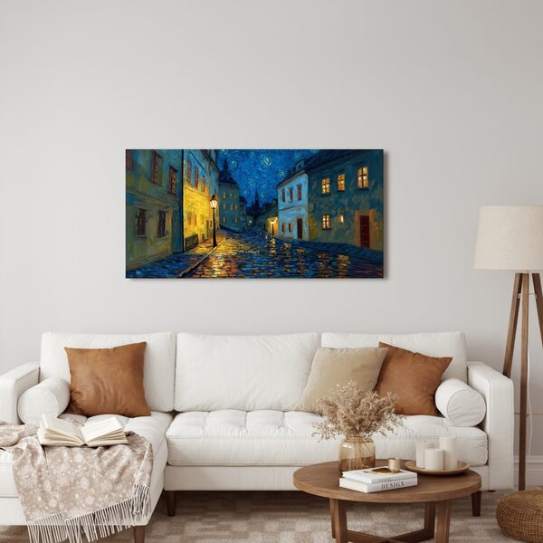Quadro su tela – Calma stellata urbana