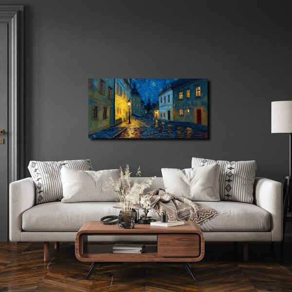 Quadro su tela – Calma stellata urbana