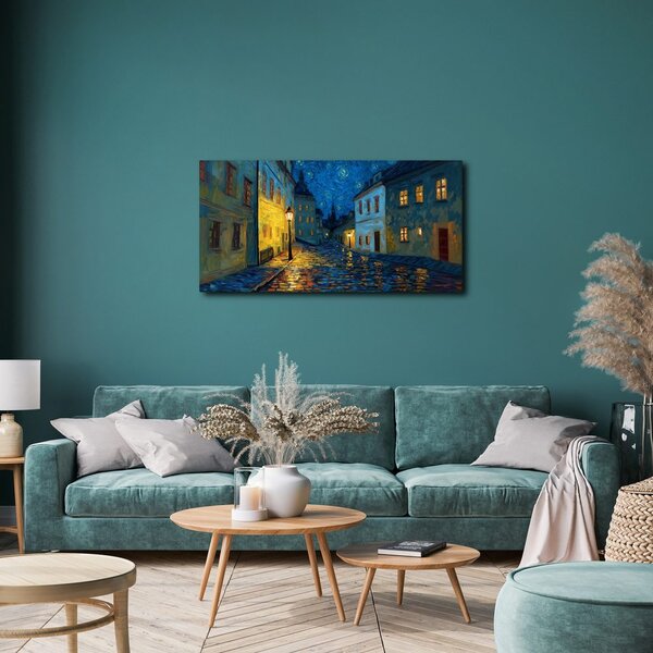 Quadro su tela – Calma stellata urbana