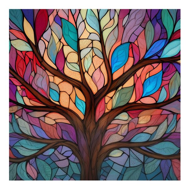Quadro su tela – Albero della vita mistico
