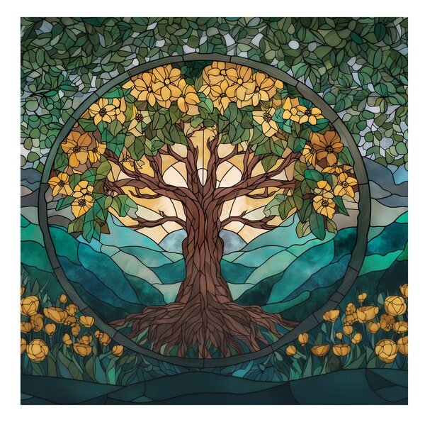 Quadro su tela – Magico albero della vita