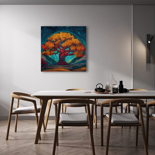 Quadro su tela – Albero della vita sotto le stelle