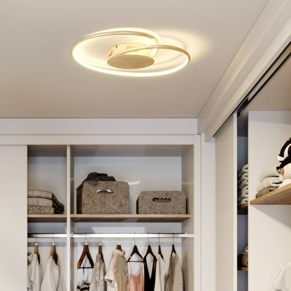 Plafoniera a LED Joline Lindby, Ottone / Oro, Soggiorno / Sala da pranzo, Metallo, Moderno, Plafoniera LED