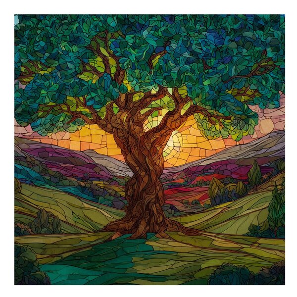 Quadro su tela – Magico albero della vita nella natura
